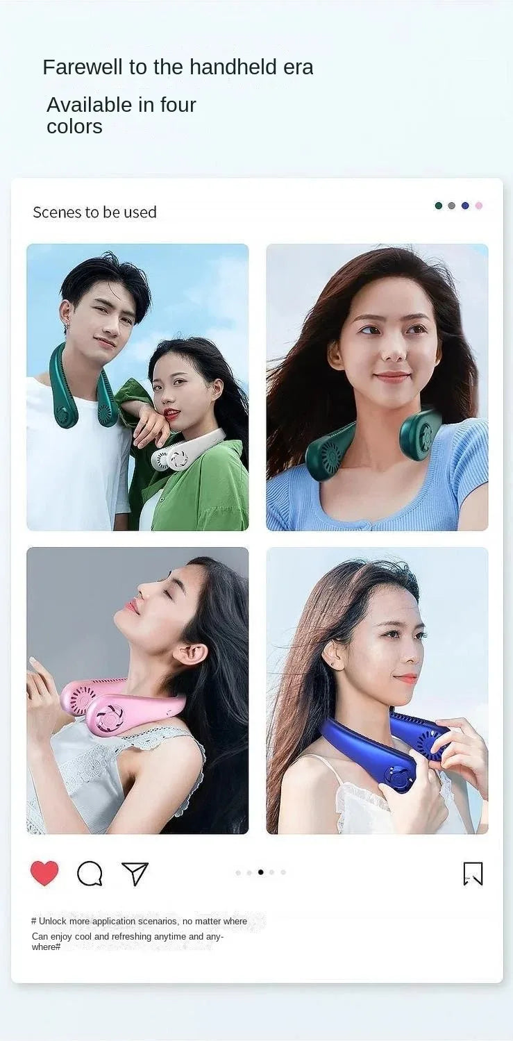 NeckBreeze™ - Portable Hanging Neck Fan