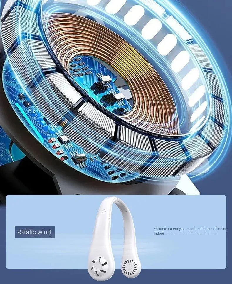 NeckBreeze™ - Portable Hanging Neck Fan