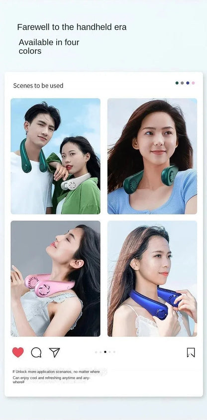 NeckBreeze™ - Portable Hanging Neck Fan