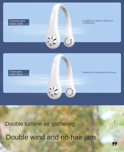NeckBreeze™ - Portable Hanging Neck Fan